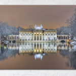 Pałac na Wodzie zimą Fotoobraz