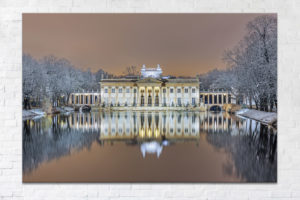 Pałac na Wodzie zimą Fotoobraz